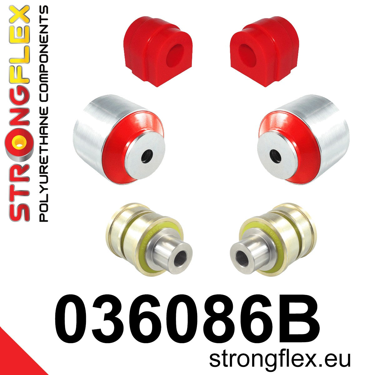 036086B: Front suspension bush kit