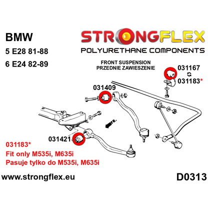 031183B: Front anti roll bar bush