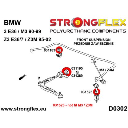 031195B: Front lower arm bush