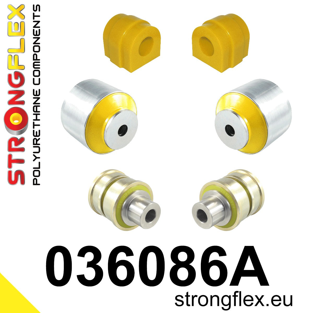 036086A: Front suspension bush kit SPORT