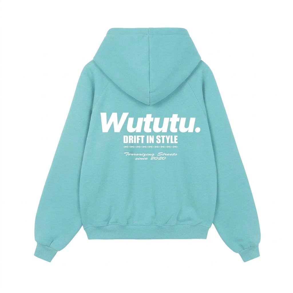 AQUA JUNKIE HOODIE