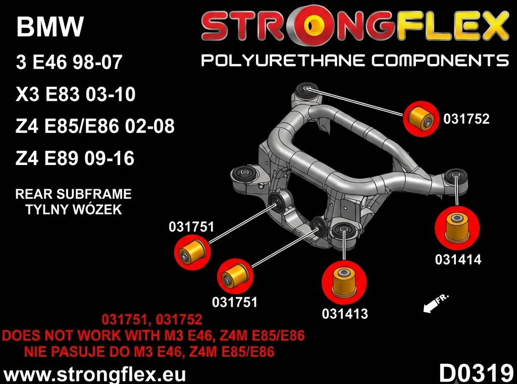 Full Suspension Bush Kit – BMW E46