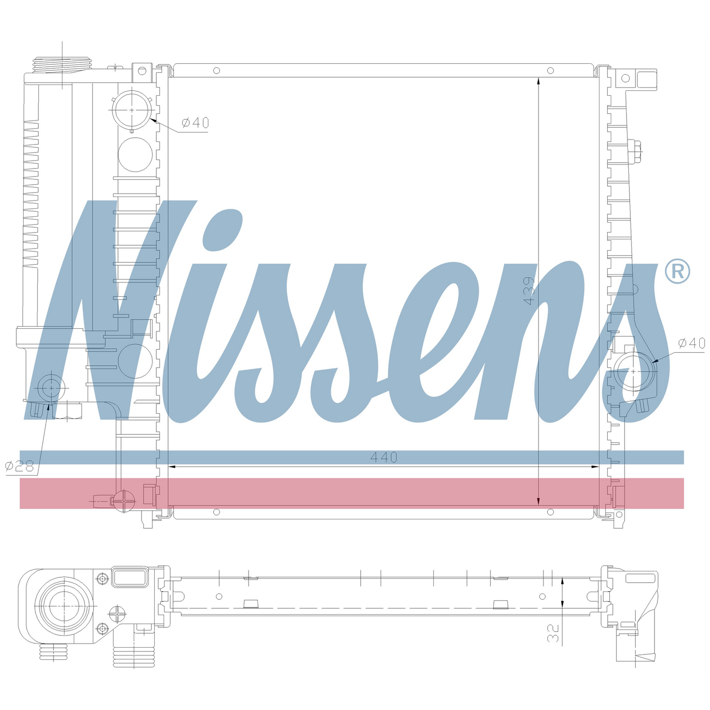 ENGINE COOLING NISSENS