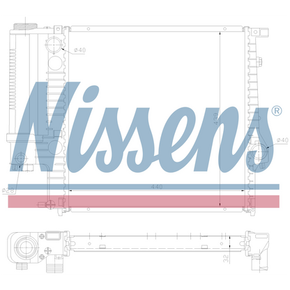 ENGINE COOLING NISSENS